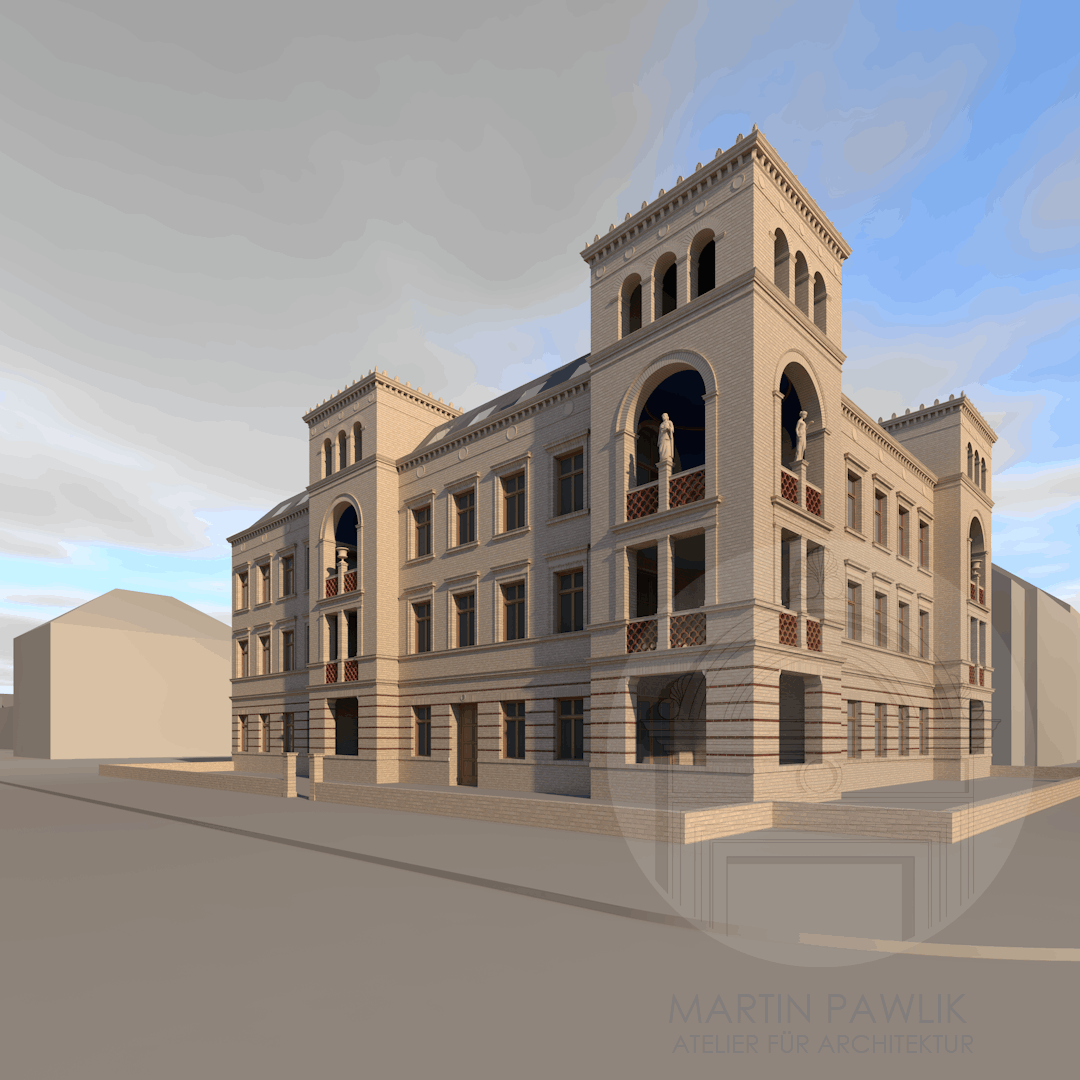 Entwurf Wohnungsbau Potsdam Perspektive