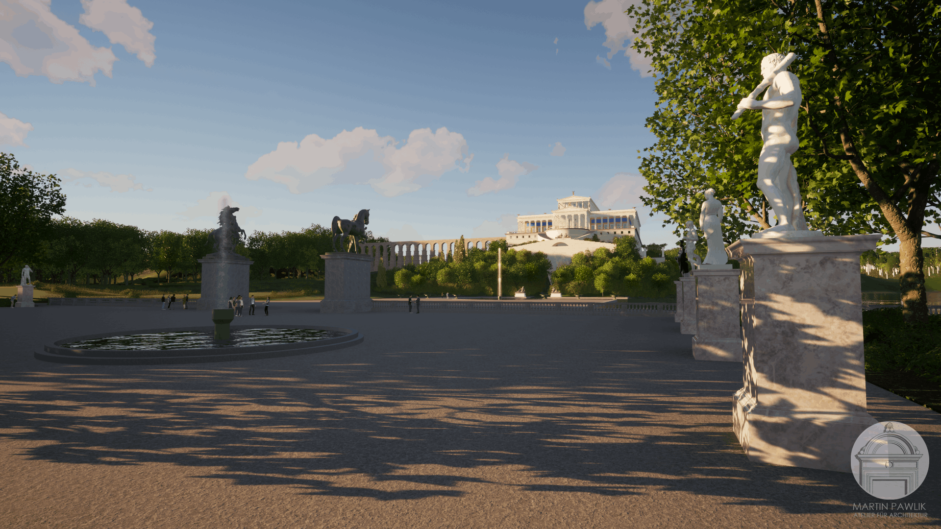 visualisierung, rekonstruktion, potsdam, fwiv, belriguardo