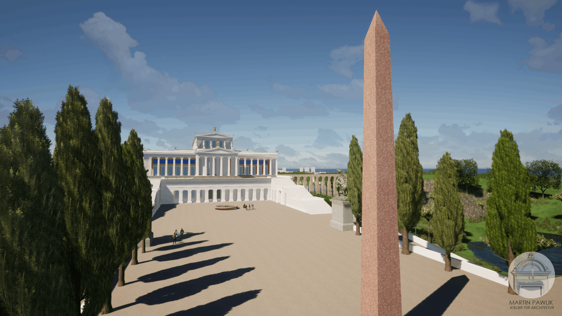 visualisierung, rekonstruktion, potsdam, fwiv, belriguardo