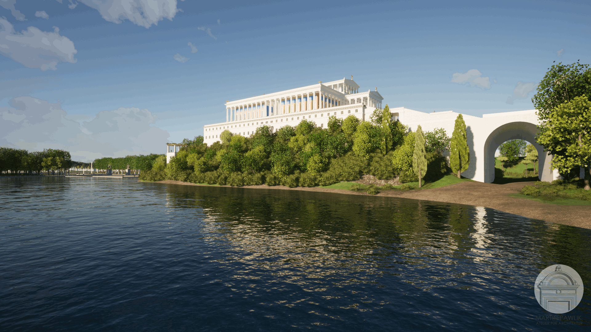 visualisierung, rekonstruktion, potsdam, fwiv, belriguardo