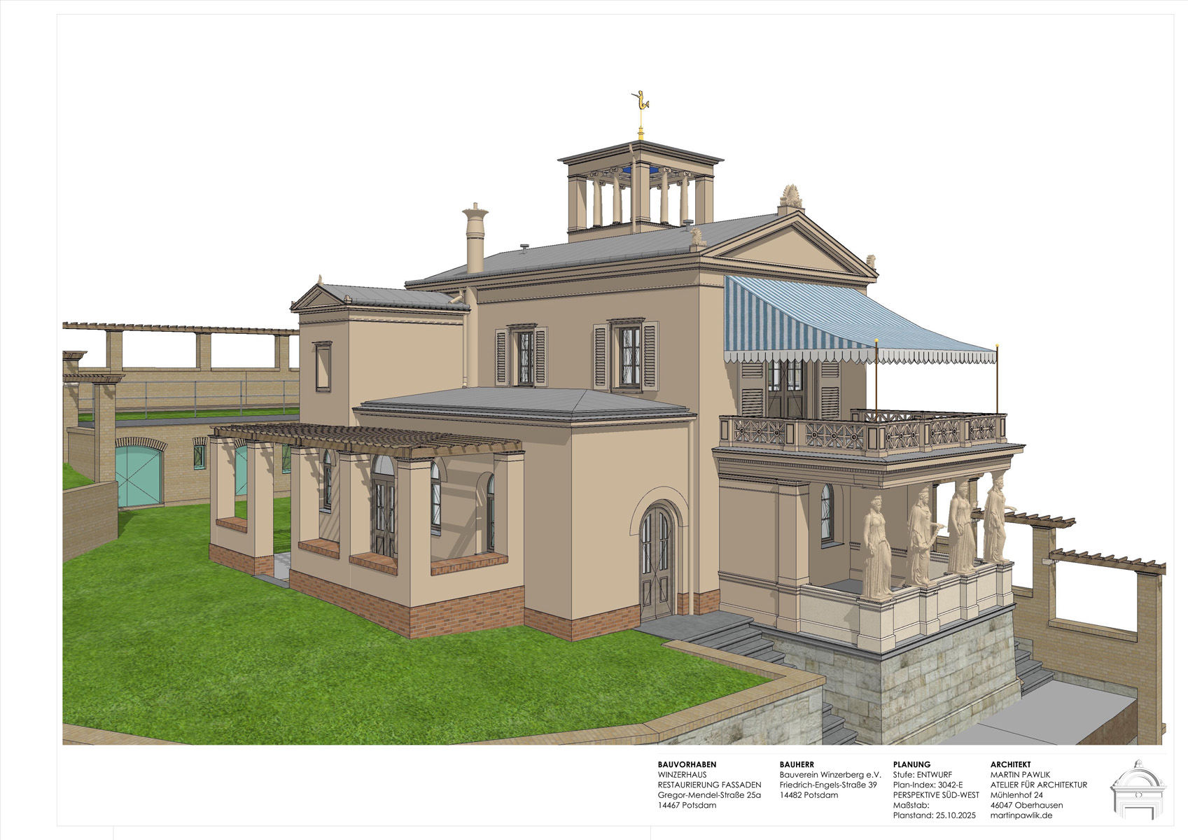 Winzerhaus Potsdam Baudenkmalpflege Atelier Martin Pawlik